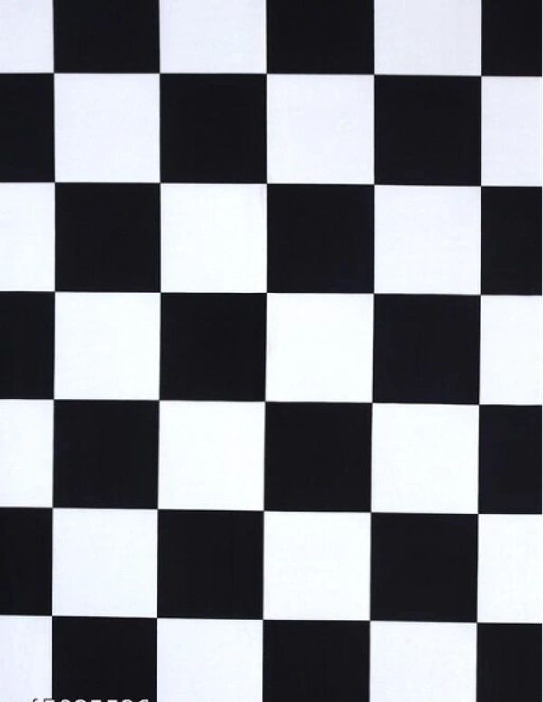 High density stretch fabric with elastic corners provides a perfect wrinkle free fitting as the 3 Seater  cover  - Black & White, Polyster, Multipack 1, 3Seater